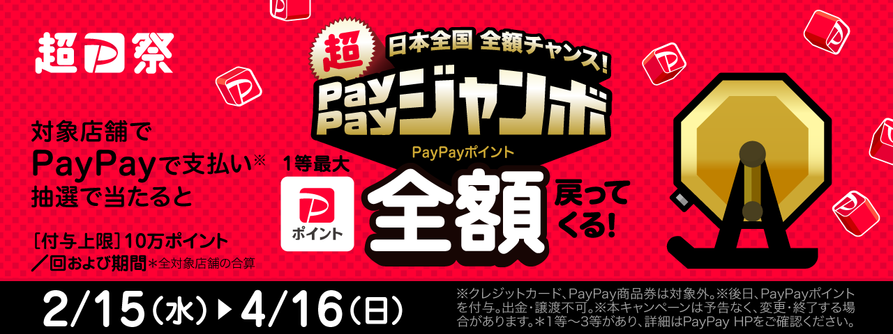 PayPay社キャンペーンサイト